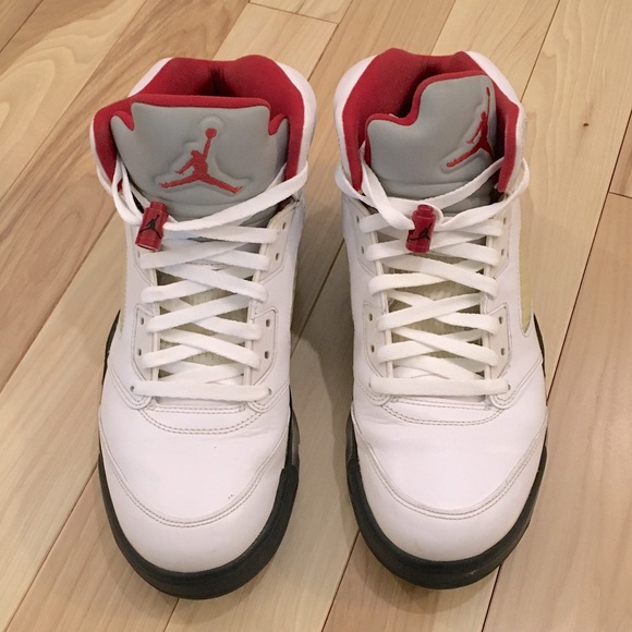 Air Jordan Retro 5 Fire Red Men’s Size 10.5 - Picture 3 of 12